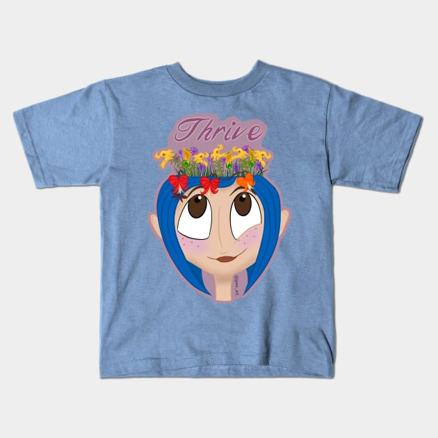 Jonesy’s Garden Kids T-Shirt by GweArt